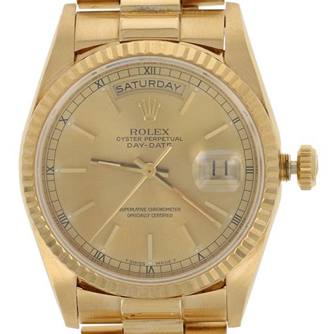 rolex oyster perpetual day date 18238|rolex day date price list.